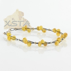 Raw barok new style amber bracelet